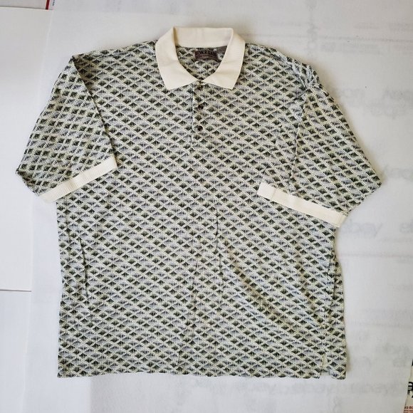 W.R. Gass Men's Shirt Short Sleeve Size 2X Casual Classic Beige - Picture 3 of 12